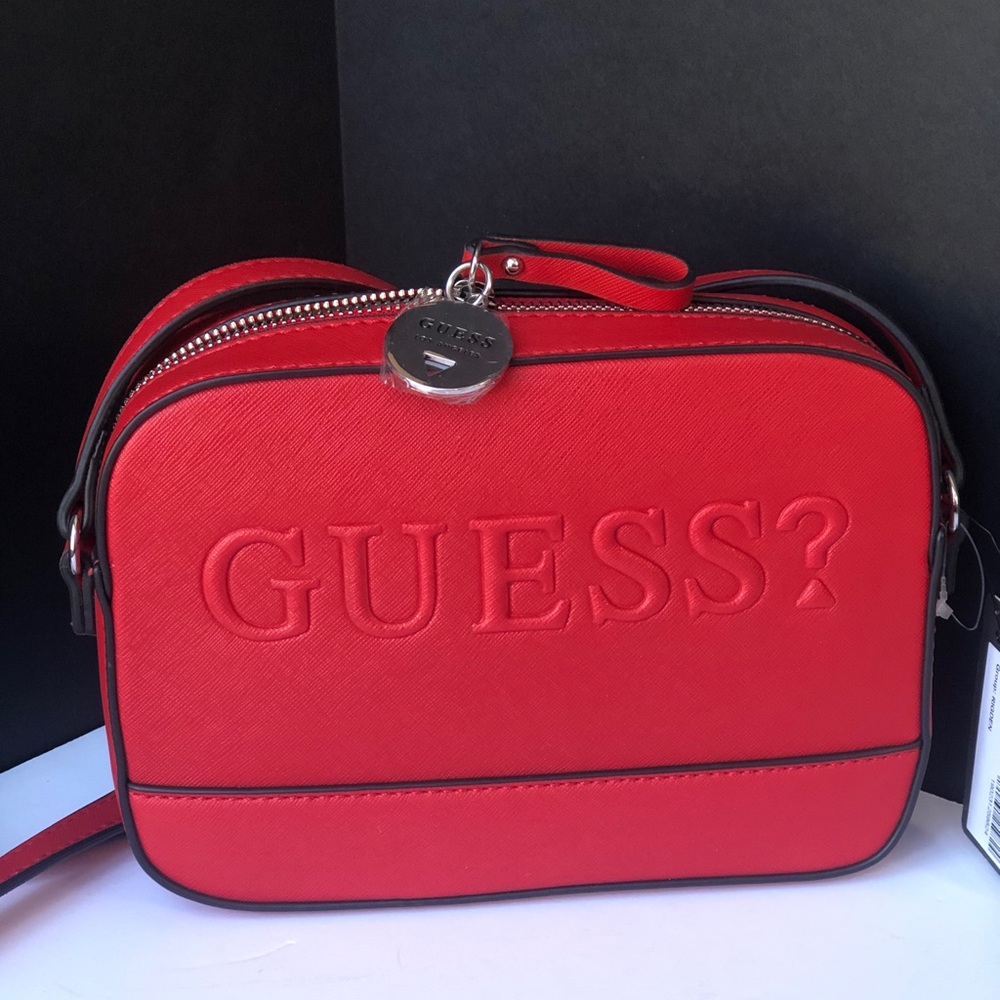 NEW🔥 GUESS RIDGEN RED CROSSBODY - Picture 11 of 12